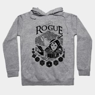 RPG Class Series: Rogue - Black Version Hoodie